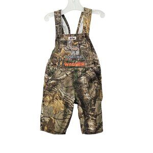 Lil Joey Young Buck Moose Embroidered Realtree Camouflage Bib Overalls